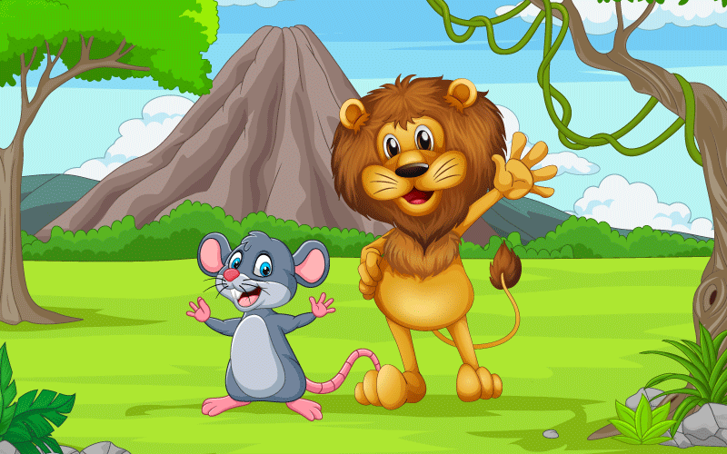 The-Lion-the-Mouse story